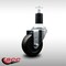 Service Caster 3.5'' SS Soft Rubber Wheel Swivel 1-1/2'' Expanding Stem Caster SCC-SSEX20S3514-SRS-112 - alternate 4